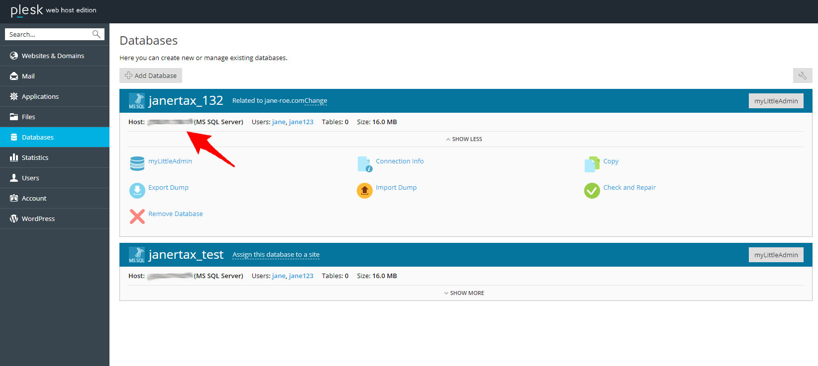 database-hostname